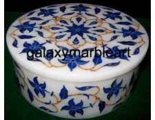 Agra marble inlay box-RO495